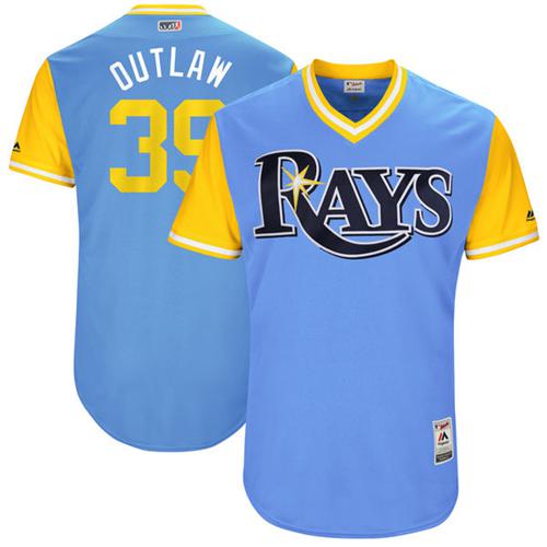 Tampa Bay Rays #39 Kevin Kiermaier Light Blue 