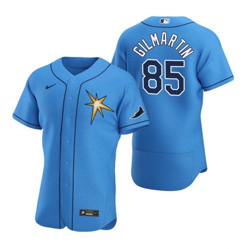 Tampa Bay Tampa Bay Rays #85 Sean Gilmartin Men's Light Blue Alternate 2020 Authentic Team Jersey Men's