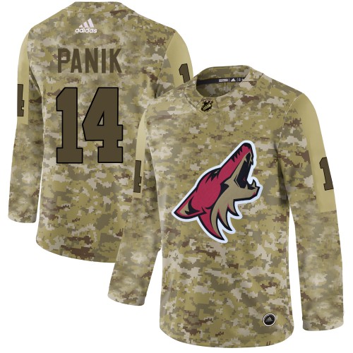 Adidas Arizona Coyotes #14 Richard Panik Camo Authentic Stitched Jersey Men's