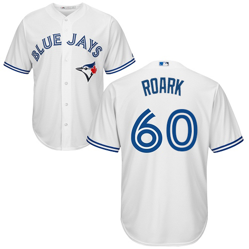 Toronto Blue Jays #60 Tanner Roark White New Cool Base Stitched Jersey Men's