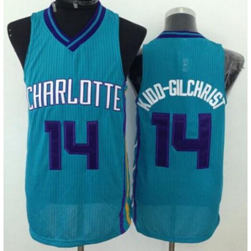 Revolution 30 Charlotte Hornets #14 Michael Kidd-Gilchrist Light Blue Stitched Jersey Mens