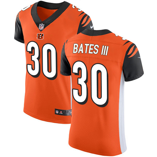 Bengals #30 Jessie Bates III Orange Alternate Men's Stitched Vapor Untouchable Elite Jersey
