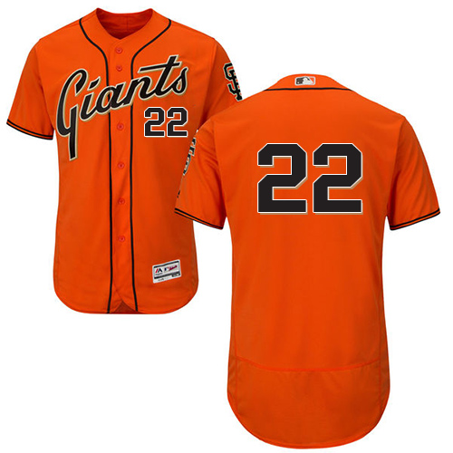 San Francisco Giants #22 Andrew McCutchen Orange Flexbase Authentic Collection Stitched Jersey Men's
