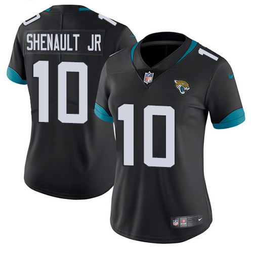Jacksonville Jaguars #10 Laviska Shenault Jr. Black Team Color Women's Stitched Vapor Untouchable Limited Jersey Womens