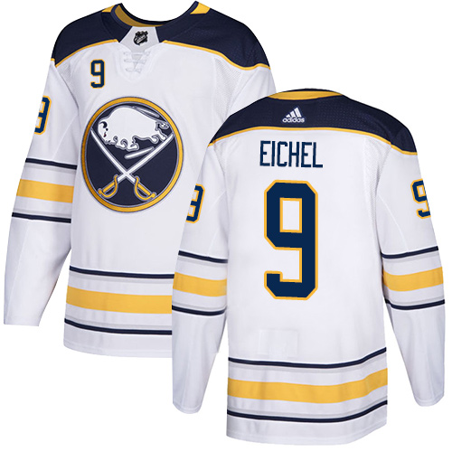 Adidas Buffalo Sabres #9 Jack Eichel White Road Authentic Youth Stitched Jersey Youth