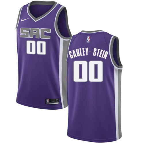 Sacramento Kings #00 Willie Cauley-Stein Purple Youth Swingman Icon Edition Jersey Youth