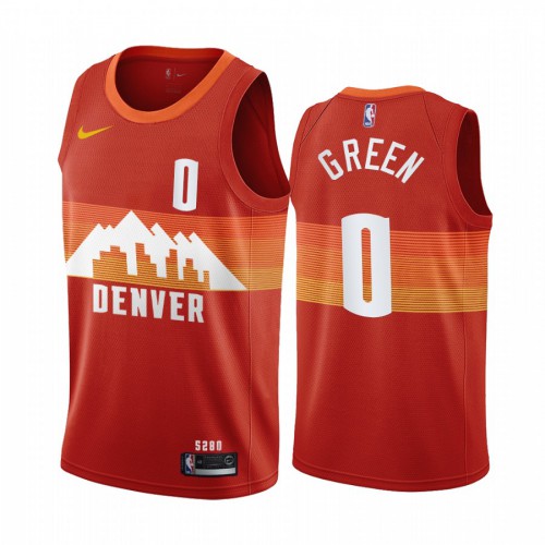Denver Nuggets #0 JaMychal Green Red Swingman 2020-21 City Edition Jersey Mens