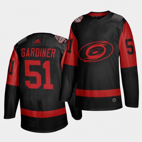 Carolina Carolina Hurricanes #51 Jake Gardiner Black Men's 2021 Stadium Series Outdoor Game Jersey Men's