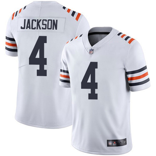 Bears #4 Eddie Jackson White Youth 2019 Alternate Classic Stitched Vapor Untouchable Limited Jersey