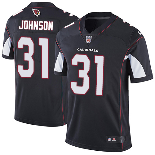 Arizona Cardinals #31 David Johnson Black Alternate Youth Stitched Vapor Untouchable Limited Jersey Youth
