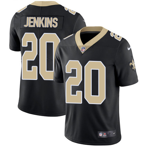 New Orleans Saints #20 Janoris Jenkins Black Team Color Men's Stitched Vapor Untouchable Limited Jersey Men's