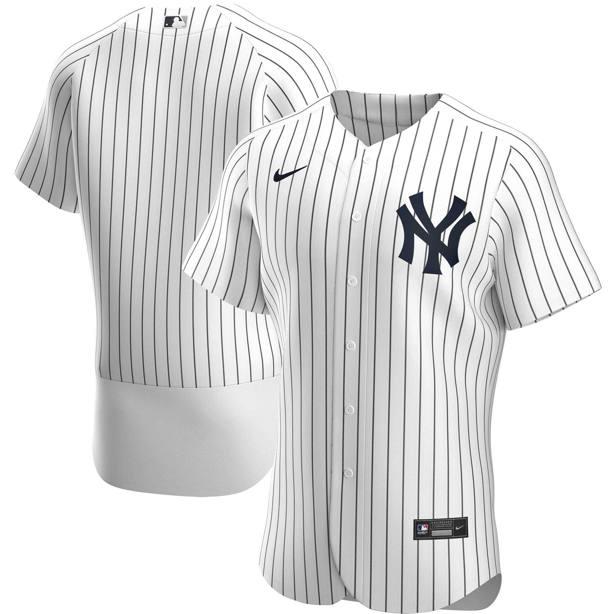 New York Yankees Men's White Home 2020 Authentic Official Team Jersey