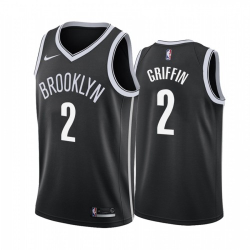 Brooklyn Nets #2 Blake Griffin Black Youth Swingman Icon Edition Jersey Youth