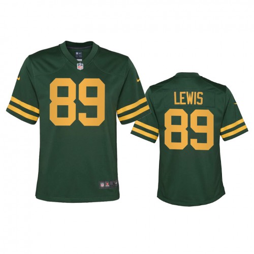 Green Bay Green Bay Packers #89 Marcedes Lewis Youth Alternate Game Player Jersey - Green Youth