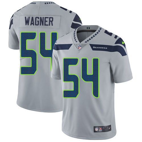 Seattle Seahawks #54 Bobby Wagner Grey Alternate Men's Stitched Vapor Untouchable Limited Jersey Men's