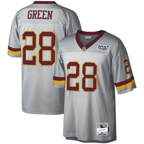 Washington Washington Commanders #28 Darrell Green Mitchell & Ness 100 Retired Player Platinum Jersey Men's