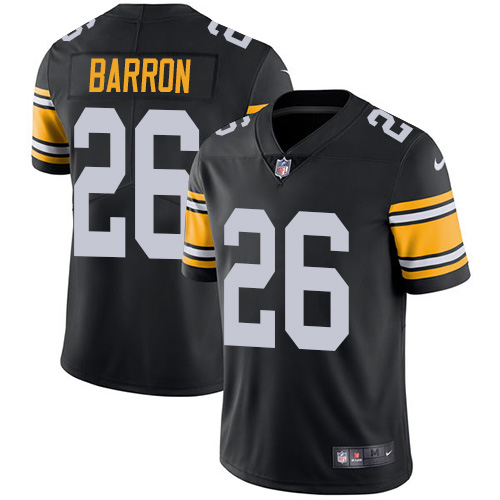 Pittsburgh Steelers #26 Mark Barron Black Alternate Men's Stitched Vapor Untouchable Limited Jersey Men's