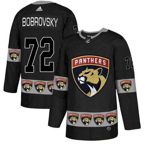Adidas Lightning #72 Sergei Bobrovsky Black 2023 Stanley Cup Final Patch Authentic Team Logo Fashion Stitched Jersey