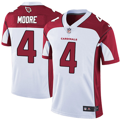 Cardinals #4 Rondale Moore White Men's Stitched Vapor Untouchable Limited Jersey