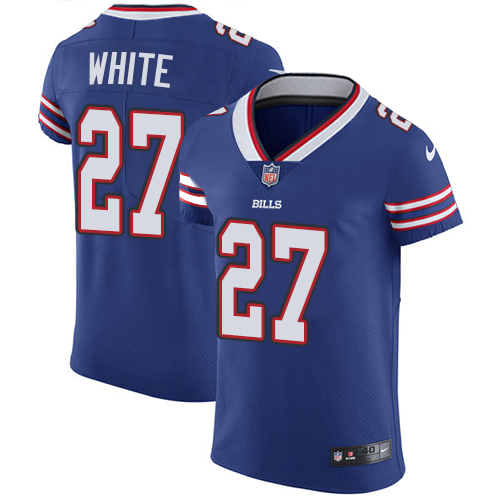 Bills #27 Tre'Davious White Royal Blue Team Color Men's Stitched Vapor Untouchable Elite Jersey