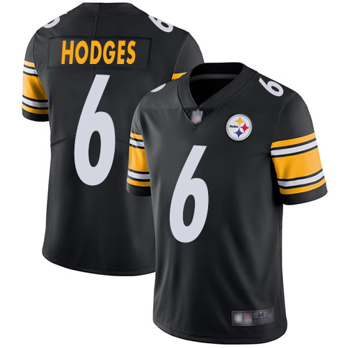 Pittsburgh Steelers #6 Devlin Hodges Black Team Color Men's Stitched Vapor Untouchable Limited Jersey Men's