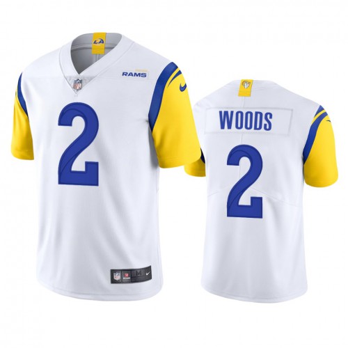 Los Angeles Los Angeles Rams #2 Robert Woods Men's Alternate Vapor Limited Jersey - White Men's