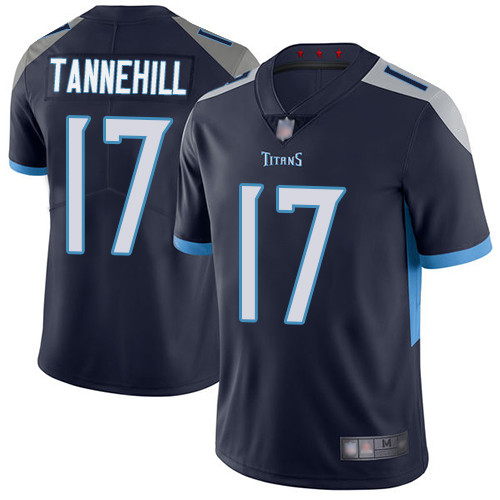 Men's Youth Women's Titans #17 Ryan Tannehill Navy Blue Team Color Stitched Vapor Untouchable Limited Jersey