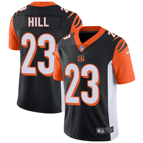 Bengals #23 Daxton Hill Black Team Color Youth Stitched Vapor Untouchable Limited Jersey
