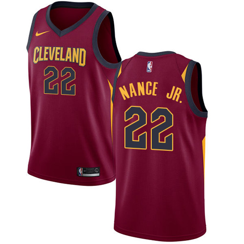 Cleveland Cavaliers #22 Larry Nance Jr. Red Swingman Icon Edition Jersey Mens