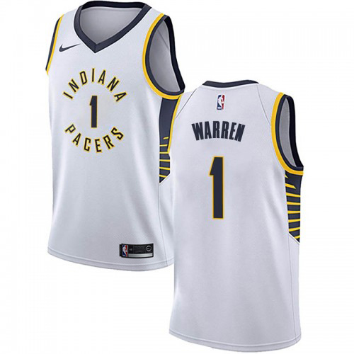 Indiana Pacers #1 TJ Warren White Youth Swingman Association Edition Jersey Youth