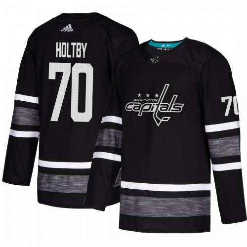 Adidas Washington Capitals #70 Braden Holtby Black Authentic 2019 All-Star Stitched Youth Jersey Youth