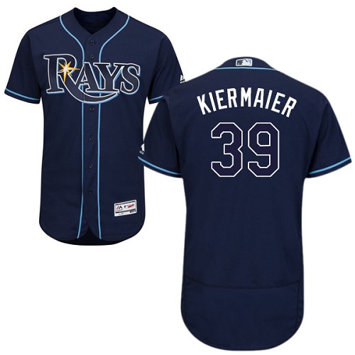 Tampa Bay Rays #39 Kevin Kiermaier Dark Blue Flexbase Authentic Collection Stitched Jersey Men's