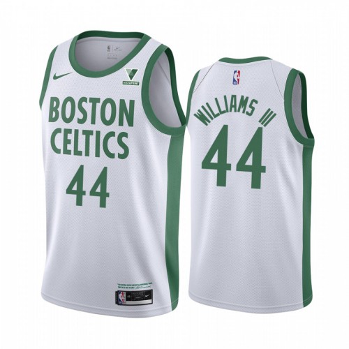Boston Celtics #44 Robert Williams III White Swingman 2020-21 City Edition Jersey Mens
