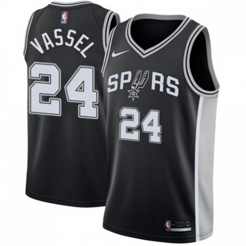 San Antonio Spurs #24 Devin Vassell Black Womens Swingman Icon Edition Jersey Womens