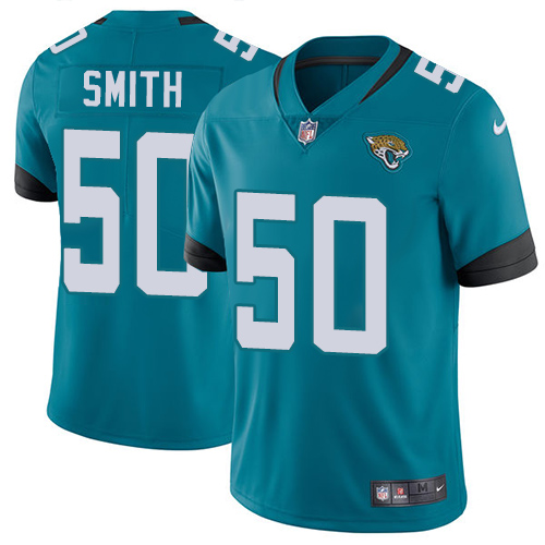 Jacksonville Jaguars #50 Telvin Smith Teal Green Alternate Youth Stitched Vapor Untouchable Limited Jersey Youth