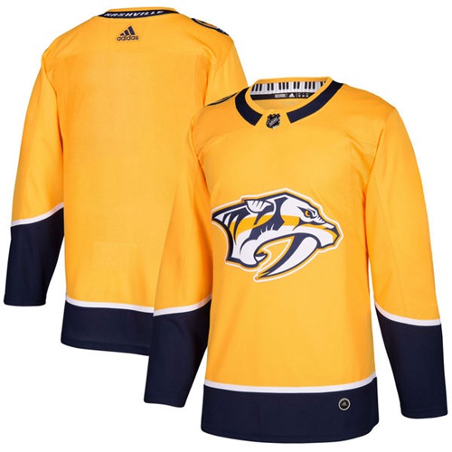 Adidas Predators Blank Yellow Home Authentic Stitched Jersey