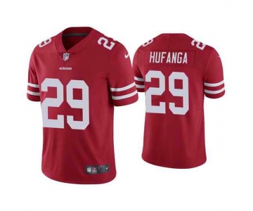 Men's Youth Women's San Francisco 49ers #29 Talanoa Hufanga Red Vapor Limited Jersey