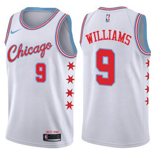 Chicago Bulls #9 Patrick Williams White Womens Swingman City Edition Jersey Womens