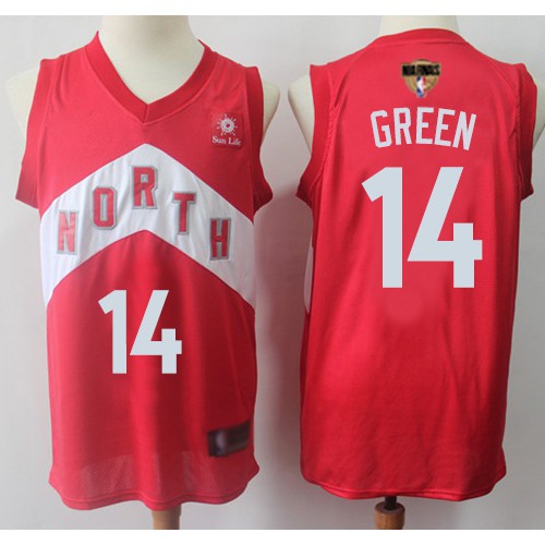 Toronto Raptors #14 Danny Green Red 2019 Finals Bound Swingman Earned Edition Jersey Mens