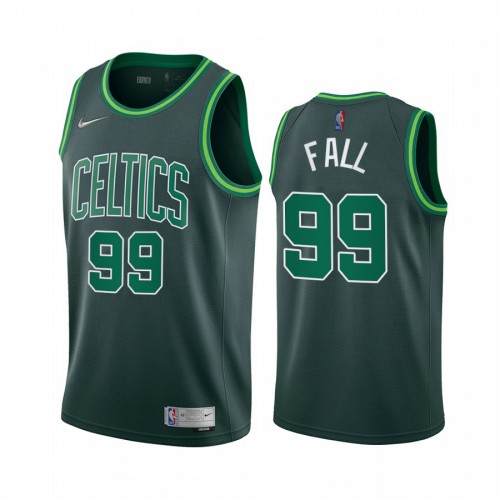 Boston Boston Celtics #99 Tacko Fall Green Youth Swingman 2020-21 Earned Edition Jersey Youth