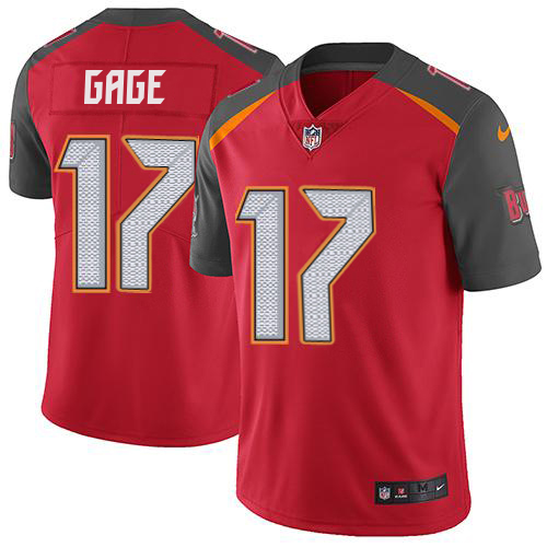 Buccaneers #17 Russell Gage Red Team Color Youth Stitched Vapor Untouchable Limited Jersey