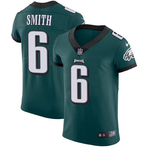 Eagles #6 DeVonta Smith Green Team Color Men's Stitched Vapor Untouchable Elite Jersey
