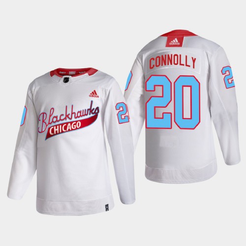 Chicago Chicago Blackhawks #20 Brett Connolly Men's White One Community Night Jersey Men's