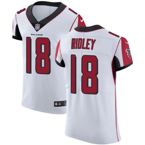 Falcons #18 Calvin Ridley White Men's Stitched Vapor Untouchable Elite Jersey