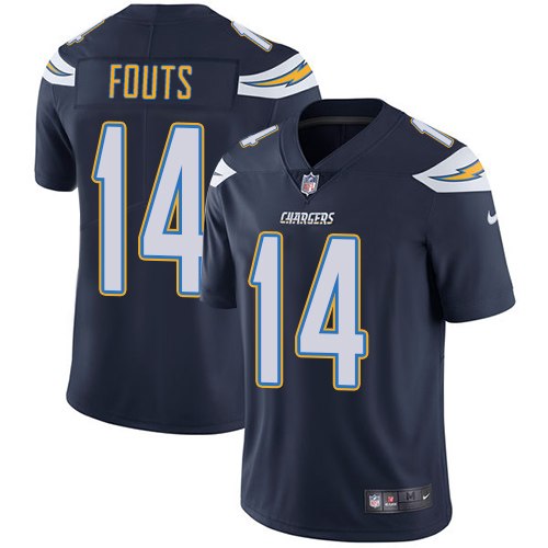 Los Angeles Chargers #14 Dan Fouts Navy Blue Team Color Youth Stitched Vapor Untouchable Limited Jersey Youth