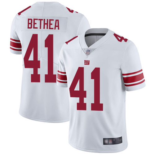 New York Giants #41 Antoine Bethea White Men's Stitched Vapor Untouchable Limited Jersey Men's