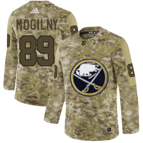 Adidas Buffalo Sabres #89 Alexander Mogilny Camo Authentic Stitched Jersey Men's