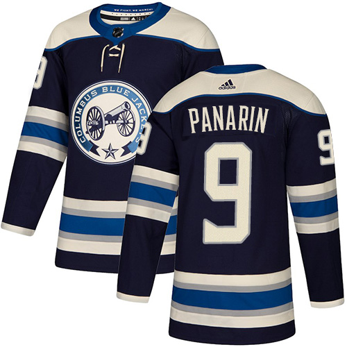 Adidas Columbus Blue Jackets #9 Artemi Panarin Navy Alternate Authentic Stitched Youth Jersey Youth
