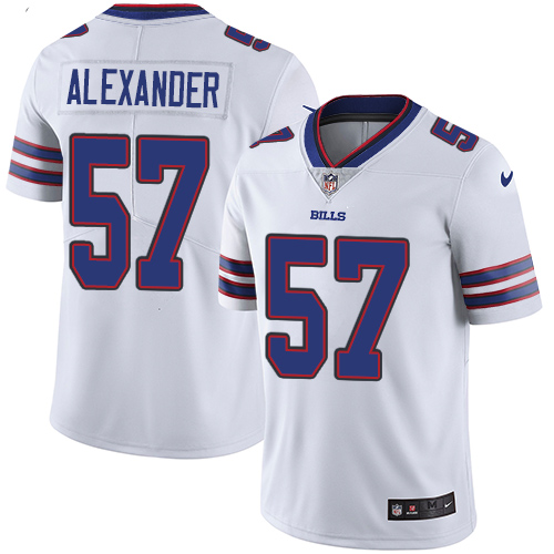 Buffalo Bills #57 Lorenzo Alexander White Men's Stitched Vapor Untouchable Limited Jersey Men's