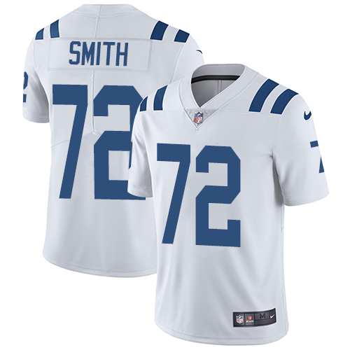 Indianapolis Colts #72 Braden Smith White Men's Stitched Vapor Untouchable Limited Jersey Men's